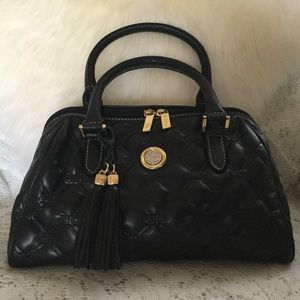 Pierre Cardin Black Leather Bag